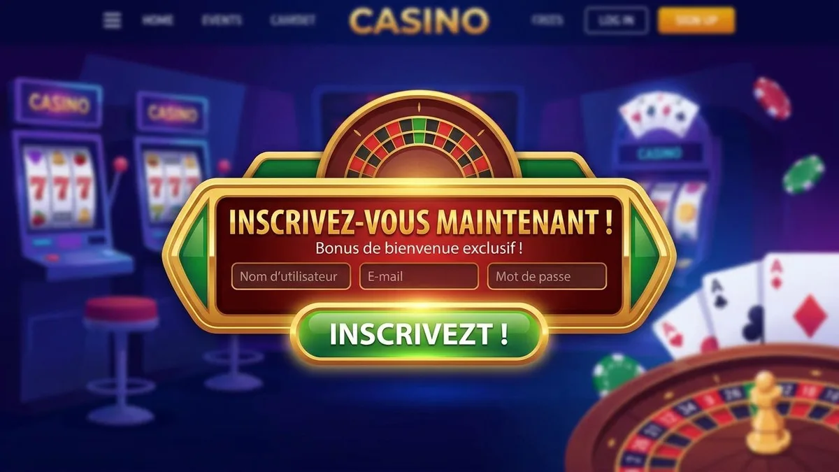 Inscription avec bonus
